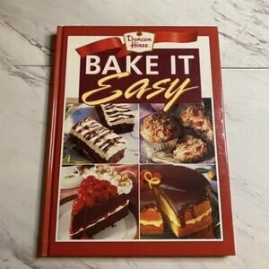 Duncan Hines Bake It Easy Cookbook 1998 Vintage Recipe Book Hardcover